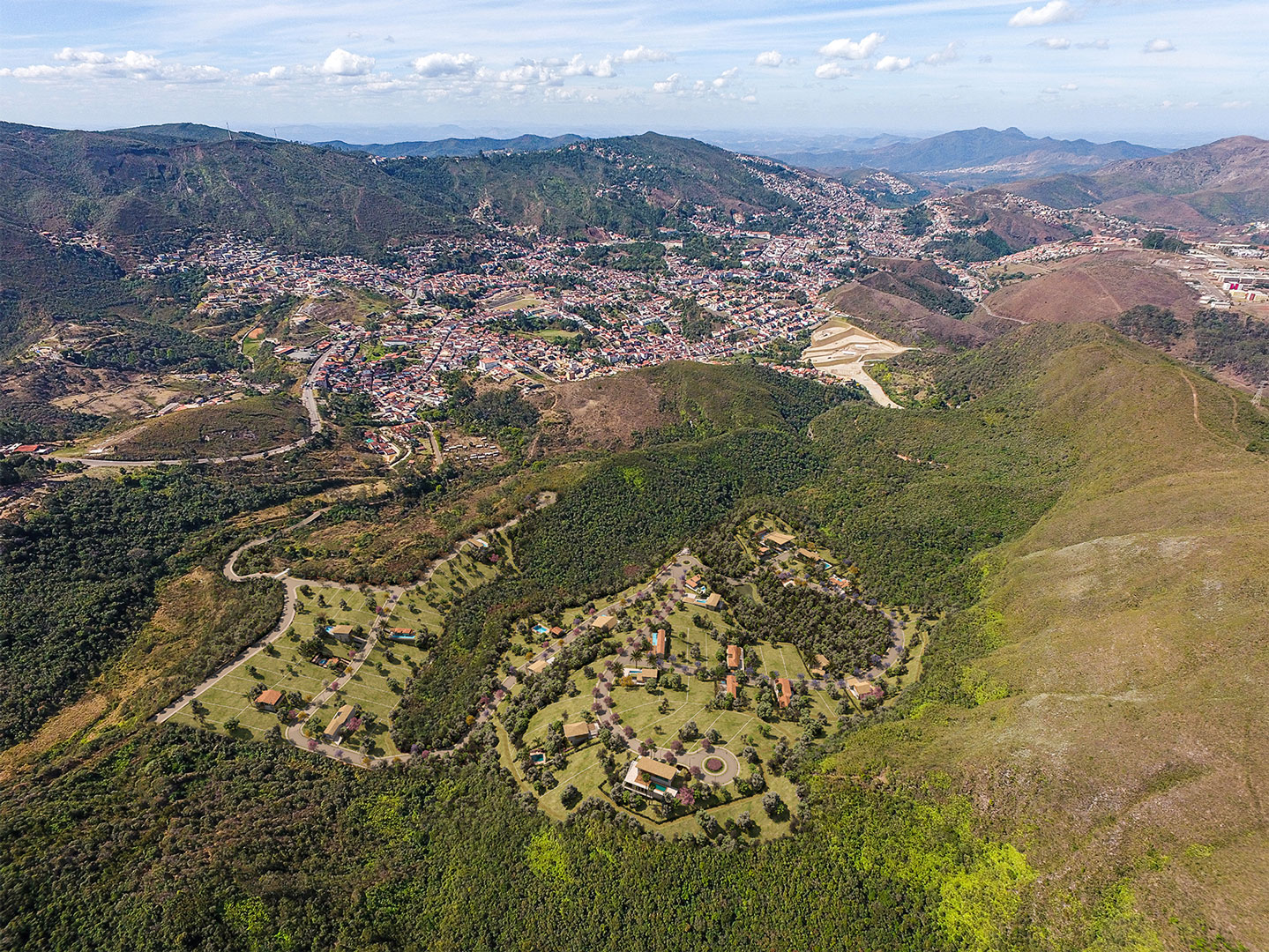 Imagem aérea Quinta da Villa